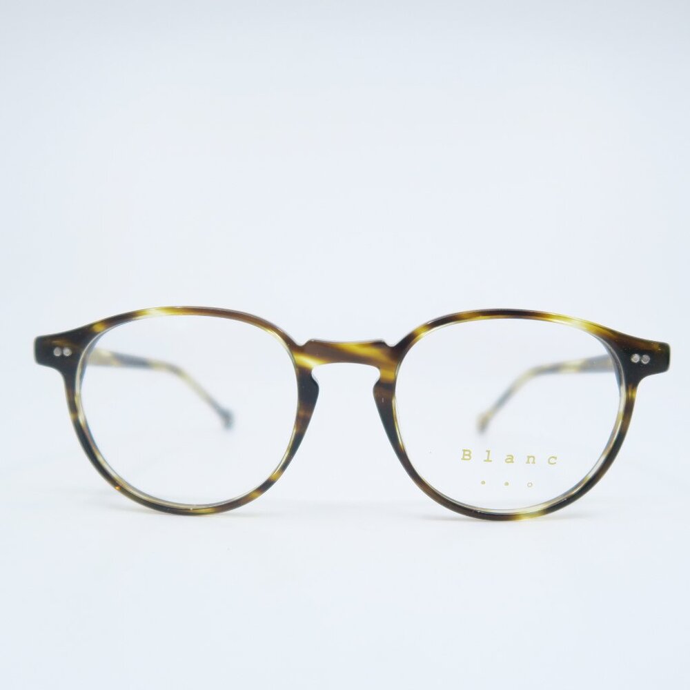 Nathalie Blanc CLEMENT Col. 442 Havana, Round, New, Unisex Eyeglasses Frames.